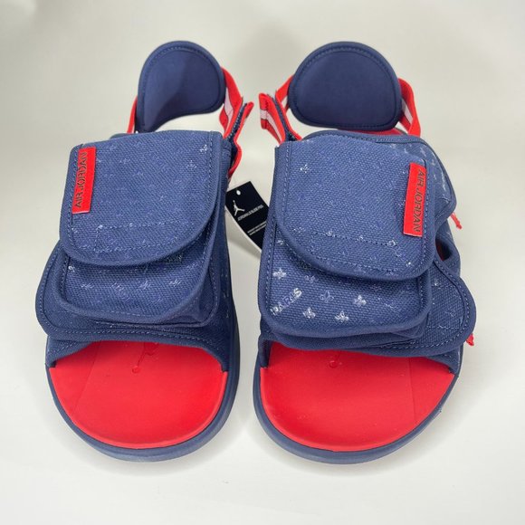 Nike Air Jordan LS x Paris St Germain Navy Blue Slide 12,13,and 14 DJ2992-400 - Picture 7 of 11